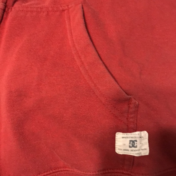 Mens Medium Red DC Hoodie - Picture 7 of 7